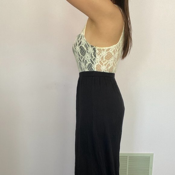 Lace Top Boho Maxi Dress - Picture 3 of 5